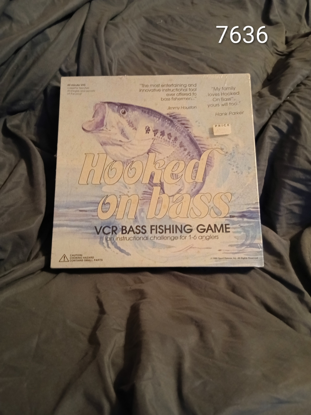 Hooked on Bass VCR Bass Fishing Game